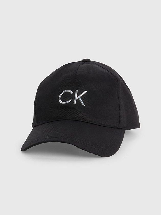 Calvin Klein USA Logo Womens Cap Black 6405371-YJ